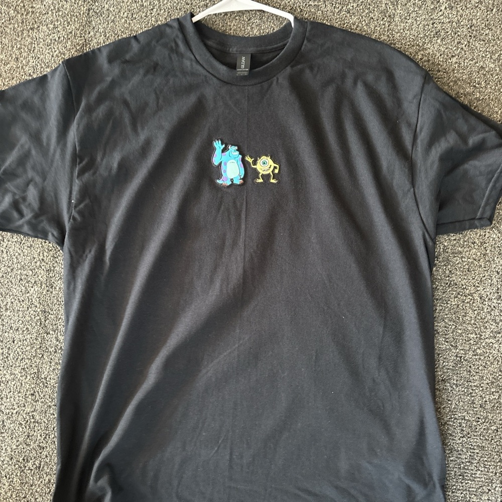 Monster inc black T-shirt
